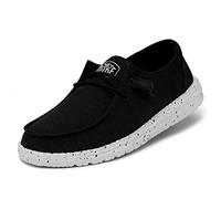 HEYDUDE Wendy Slub Canvas Moc Toe ShoesMujer