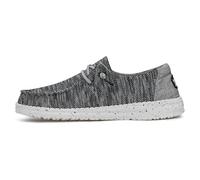 HEYDUDE Wendy Sox - Zapatos Estilo Mocasín para Mujer, Dark Grey, 41
