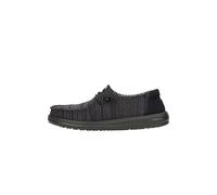 HEYDUDE Wendy Stretch Sox - Zapatos Estilo Mocasín para Mujer, Black/Black, 37