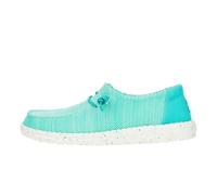HEYDUDE - Wendy Stretch Sox - Zapatos Estilo Mocasín para Mujer | Cuello de tobillo acolchado, plantilla de espuma extraíble, ajuste similar al calcetín, suela flexible, cordones elásticos