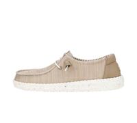 HEYDUDE - Wendy Stretch Sox - Zapatos Estilo Mocasín para Mujer | Cuello de tobillo acolchado, plantilla de espuma extraíble, ajuste similar al calcetín, suela flexible, cordones elásticos