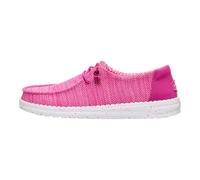 HEYDUDE - Wendy Stretch Sox - Zapatos Estilo Mocasín para Mujer | Cuello de tobillo acolchado, plantilla de espuma extraíble, ajuste similar al calcetín, suela flexible, cordones elásticos