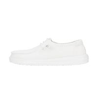 HEYDUDE Wendy Stretch Sox - Zapatos Estilo Mocasín para Mujer, White, 38