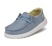HEYDUDE Wendy Youth, Moc Toe Shoes, Denim Sparkle, 32 EU