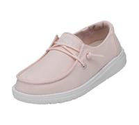 Hey Dude Wendy Youth Slub Canvas, Moc Toe Shoes, Rosa, 34 EU