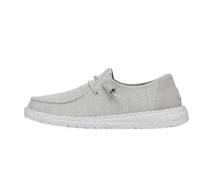 HEYDUDE Women Wendy Sport Mesh Grey Casual Moccasin 40 EU