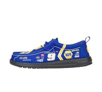 HEYDUDE X NASCAR - Mocasines para hombre sin cordones, cómodos y ligeros, multicolor, 47 EU