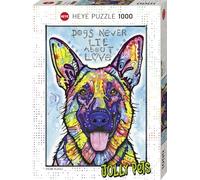 Heye 29732 - Puzzle estándar, los Perros Nunca mienten 1.000 Partes, Dean Russo, Multicolor