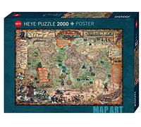 Heye Verlag Póster Pirate World Standart – 2000 piezas, incluye cartel, verde