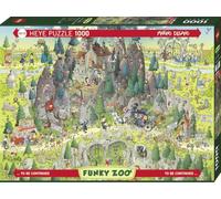 Heye 299637 Transylvanian Habitat - Puzzle (1000 Piezas), Color Plateado