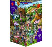Heye- Animals Puzzle, Color Plata (299941)