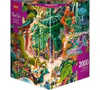 Heye Botanic Garden: 2000 Piezas | Jardín botánico exótico de Manuel Kilger con plantas exuberantes y detalles ingeniosos, 69 x 97 cm