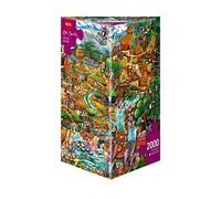Heye- Tierwelt Puzzle, Color Plata (299965)