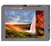 Heye Verlag Puzzle Huboldt Collection 29769 – Seljalandsfoss – 1000 piezas Blanco