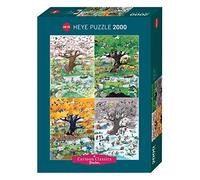 Heye HY29873 Puzzles-Standard, 2000 Pc-4 Seasons, Blachon
