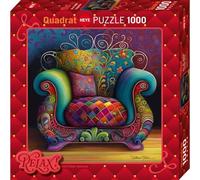 HEYE, Lounge Chair, Relax!, Puzzle de 1000 Piezas, Rompecabezas artísticos, promueve la concentración, Juegos de Rompecabezas IQ, Alfombra de Rompecabezas, tamaño desplegado: 50 x 70
