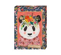 Heye- Puzle, Color Plata (29954), Cuddly Panda 1000 Teile