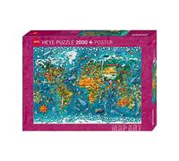 Heye Puzzle 2000 pièces : Map Art Miniature World
