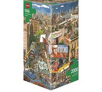 Heye Puzzles - Triangular 2000 pc- Película de superhéroes, Gobel