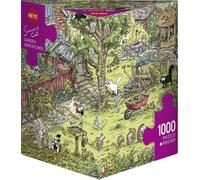 Heye Verlag Puzzle El Gato de Simon – Aventuras en el jardín, 1000 piezas 70x50 cm