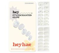 Heyhae Tiras de uñas de gel semicuradas, envolturas de uñas de gel curadas al sol, no necesita lámpara LED, fáciles de aplicar y quitar, incluye 28 tiras, 1 almohadilla de preparación, 1 lima de uñas