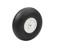 Heyiarbeit 3.5 "RC modelo de avión de espuma rueda súper ligera de neumáticos y ruedas para RC avión PU esponja neumático con cubo de plástico 1 unids