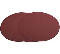 Heyiarbeit 5pcs 10 pulgadas 250mm discos de lija 120 granos autoadhesivo adhesivo trasero óxido de aluminio papel de lija