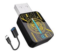 HEYINCAR+ Wireless Carplay Adapter, inalámbrico para CarPlay/Android, actualización 2025,Memoria USB CarPlay, fácil de conectar y Jugar,Compatible con Coches a Partir de 2016 y iPhone iOS 10+