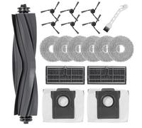 Heykewi 18 Piezas Kit de Accesorios de Repuesto para Dreame X40 Ultra Complete / L40 Ultra / X40 Master, para Mova P50 Pro Ultra Robot Aspiradora
