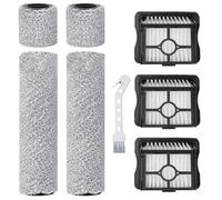 Heykewi Rodillo de cepillo de repuesto y Filtros HEPA para Eureka RapidWash New630 Aspiradora Accesorios de repuesto, 2 Rodillo de cepillo + 3 Filtros HEPA + 1 Cepillo de limpieza