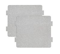 HeyNana - 2 Unidades de Placa de Mica para horno microondas Placa reemplazo Reparación de Accesorios 9.9 x 10.8 cm