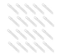 HeyNana 20Pack 5mm LED Diodo emisor de luz Cátodo común 4Pin RGB Tri-Color (Rojo/Verde/Azul) Lámparas LED redondas transparentes podrían