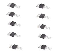 HeyNana IRFZ44N N Rectificador de potencia MOSFET, 10 unidades, 49 A, 55 V