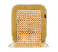 HEYNER Premium de Madera Cuentas Funda de Asiento, Color Beige