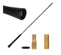 HEYNER Antena de antena para radio de coche, AM/FM, mástil de techo M, 40 cm, color negro, compatible con Mitsubishi ASX