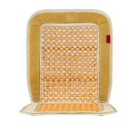 HEYNER Premium de Madera Cuentas Funda de Asiento, Color Beige
