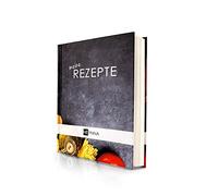 HEYNNA Libro de cocina para escribir tú mismo, libro de recetas con registro, cuaderno en blanco, ideal para escribir tus recetas favoritas y recetas de horneado, tapa dura A5