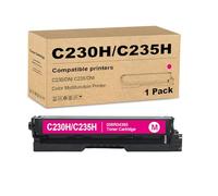 Heynnie pro Cartucho de tóner remanufacturado C235 C230 de alto rendimiento de repuesto para impresora multifunción a color Xerox C230 C230DNI C235 C235DNI (magenta 006R04385)