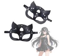 Heyokoy Máscara para los ojos de caballero de estilo antiguo en color negro, transpirable y no sofocante, una máscara para los ojos misteriosa y seductora.