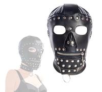 Heyokoy Una máscara de cuero diseñada para adaptarse al rostro sin oprimirlo, lo que garantiza un uso sin presión durante largos periodos de tiempo.