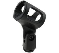 Heyous Soporte de clip para micrófono para soporte de micrófono con adaptador macho de 5/8 pulgadas a hembra de 3/8 pulgadas, negro