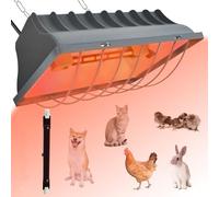 HEYOUTH Lámpara de Calor para Aves de Corral,Calentador de Pollos,Calentador De Gallinero,Temperatura Constante,para la Cría de Pollitos, Patitos, Codornices y Pájaros (250W)