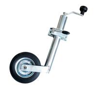 HEYOUTH Rueda Jockey Remolque,Soporte para Rueda de Apoyo, 48 mm,Incluye Brida Abrazadera sujección Remolque 250 kg,para remolques o Caravanas