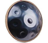 HEYQK Blue - Tambor armónico profesional en re menor, 10 notas, 22 pulgadas, 440 Hz, acero con bolsa de mano suave, percusión armónica para curación de sonido, meditación personal, yoga