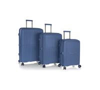 Heys AirLite 4 ruedas Juego de maletas 3 piezas Con asa expansible azul