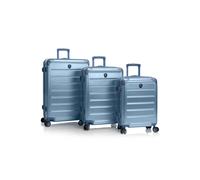 Heys Alumix 4 ruedas Juego de maletas 3 piezas Con asa expansible azul