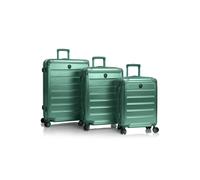 Heys Alumix 4 ruedas Juego de maletas 3 piezas Con asa expansible verde