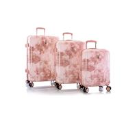 Heys Black Camo 4 ruedas Juego de maletas 3 piezas Con asa expansible rosa