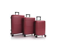 Heys Zen 4 ruedas Juego de maletas 3 piezas Con asa expansible rojo