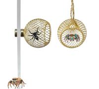 Heyshapeing 2 piezas de escondite de araña saltarina, accesorios de recinto para arañas de mascotas, decoración de escondite de araña (terrario no incluido)